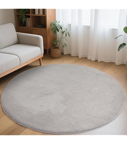 【数量限定】Huloo sleep 低反発フランネルラグ 3cm厚 円形 カーペ Amazon | Huloo sleep 低反発フランネルラグ 3cm厚 円形 カーペット